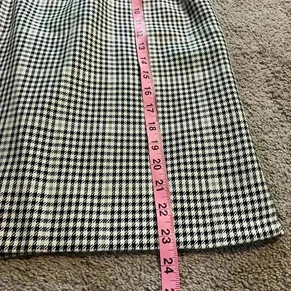 Calvin Klein vintage plaid wool silk skirt women’s size 8 - Picture 2 of 9